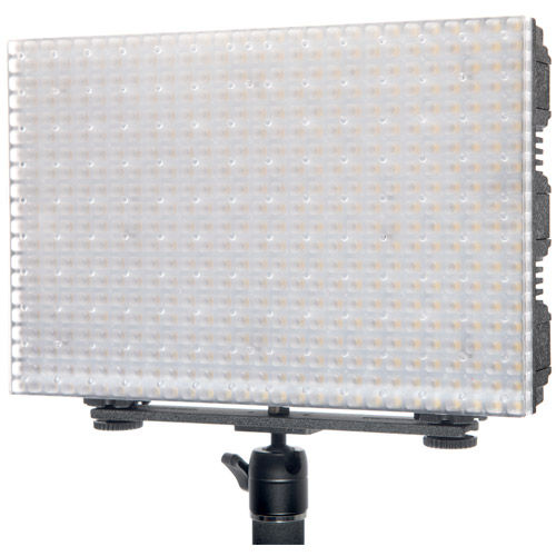 LG-B560II LED Light 5600K with 2 x AA Battery Pack Handle, Barndoor, Filter and AC Power Supply
