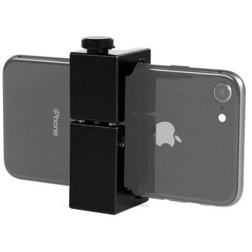 Smartphone Aluminum Clamp Tripod Mount with Cold Shoe