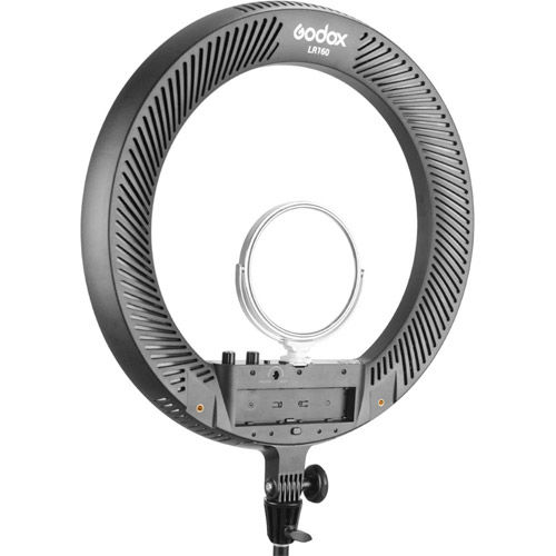 LR160 LED Ring Light, Black