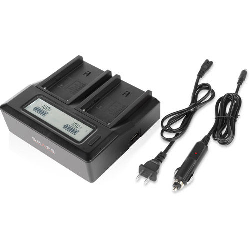 BP-U65 Lithium-Ion Two Batteries With Dual LCD Charger