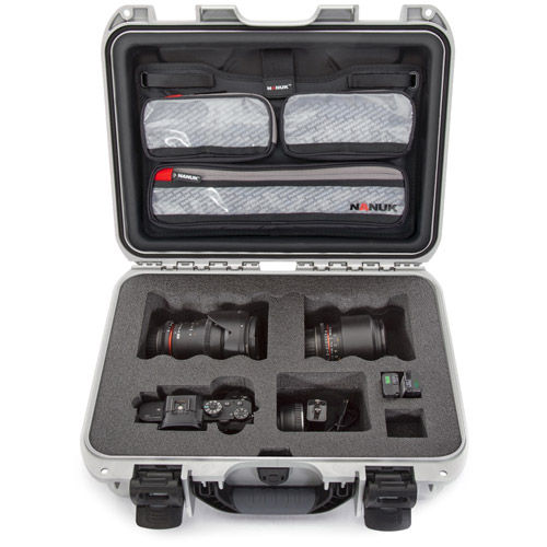 920 Case w/ Sony A7 Custom Foam & Lid Organizer - Silver