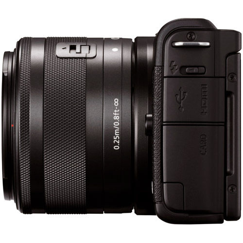 EOS M200 Mirrorless Camera with 15-45 Kit Black