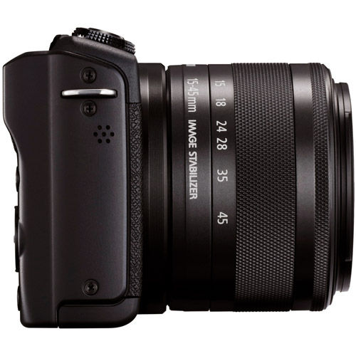 Canon EOS M200 Mirrorless Camera with 15-45 Kit Black 3699C009