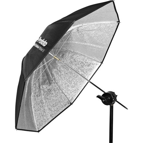 Umbrella Shallow Silver Small 85cm