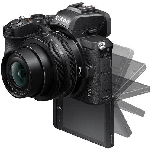 Z50 Mirrorless Kit w/ Z DX 16-50mm f/3.5-6.3 VR Lens & NIKKOR FTZ II Mount Adapter