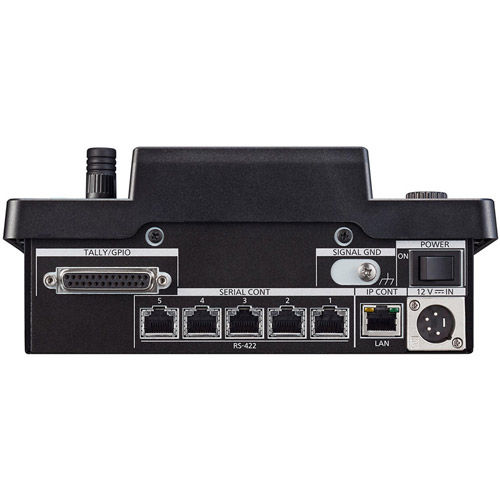 AW-RP60GJ Compact Remote PTZ Camera Controller with PoE GUI Menu Screen for Clear Visibility