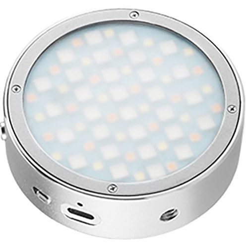 Godox R1 RGB LED Lampe Vid/éo Full Color Mini Lumi/ère Cr/éative,2500K-8500K R/églable,Batterie au Lithium Int/égr/ée,Mode Musique,Installation Rapide Magn/étique Peut Obtenir des R/ésultats Cr/éatifs-A