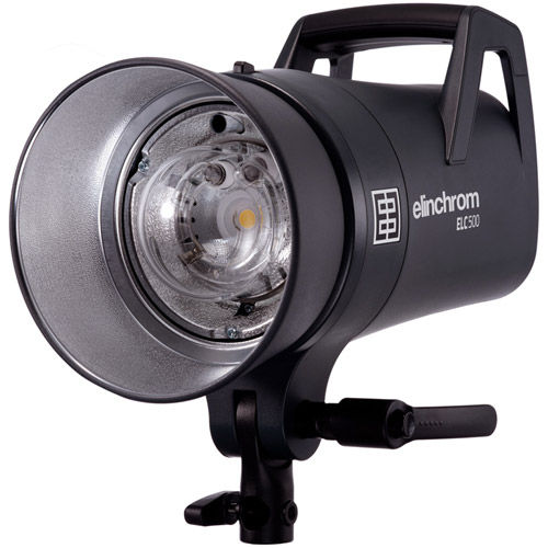 ELC 125/500 Self Contained Flash Heads with Reflector and Carry Bag