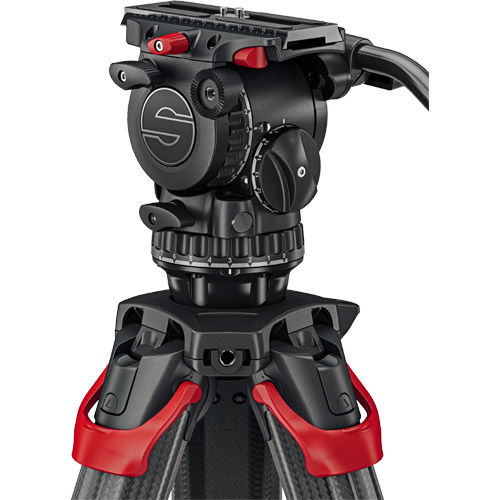 aktiv8 Fluid Head (S2068S) + Tripod Flowtech75 MS with Mid-Level Spreader and Padded Bag