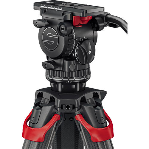 aktiv8 Fluid Head (S2068T) + Tripod Flowtech75 MS with Mid-Level Spreader and Padded Bag