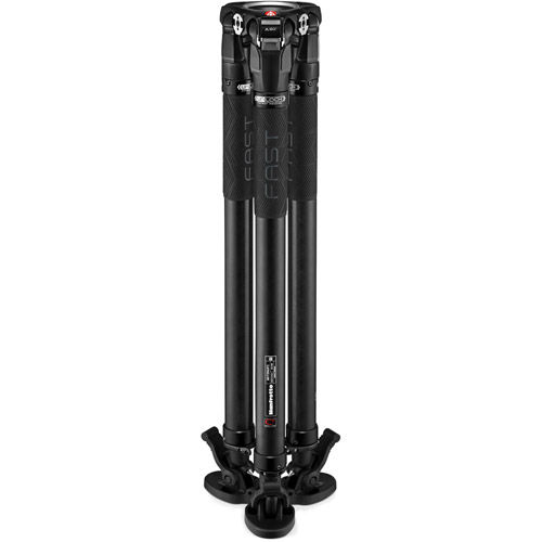 Nitrotech 608 Fluid Head w/ 635 FAST Single Leg Carbon Fiber Tripod & Padded Bag