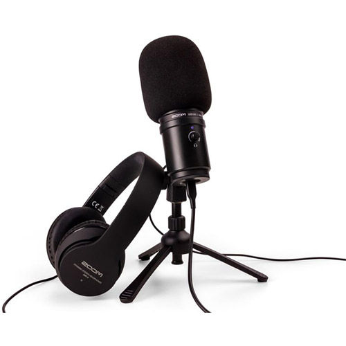 Zoom ZUM-2PMP USB Podcast Microphone Bundle