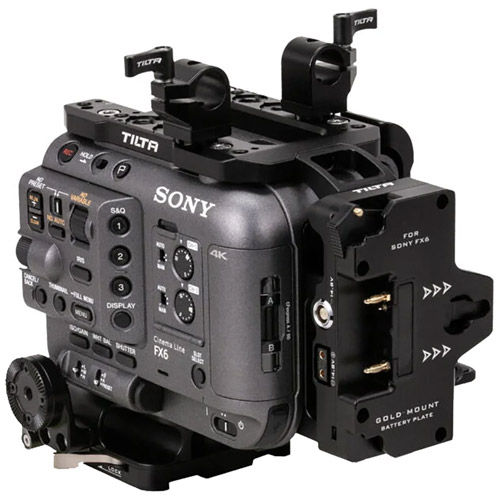 Camera Cage for Sony FX6 with V-Mount Battery Plate (Advanced Kit)