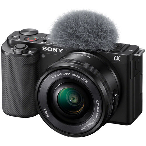 Sony Alpha ZV-E10 Mirrorless Kit Black w/ SEL 16-50mm PZ Lens