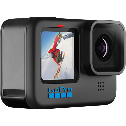 GoPro HERO10 Black with Sport Accessory Kit, 64GB microSD Card