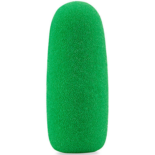 Set of two Foam Windshields for VideoMic NTG - one Green & one Blue