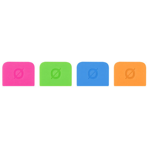 COLORS 3 Set of Color-Coded Windshields, Rings & Tags for Wireless GO & Lavalier II (Set of 4)