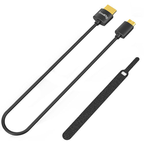 Ultra Slim 4K HDMI Cable (C to A), 35cm MiniHDMI to FullHDMI