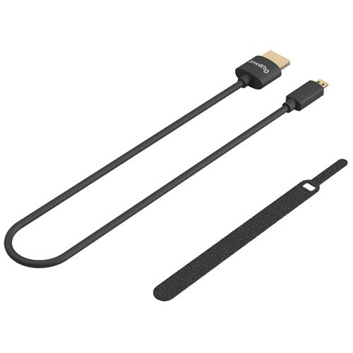 Ultra Slim 4K HDMI Cable (D to A), 35cm MicroHDMI to FullHDMI