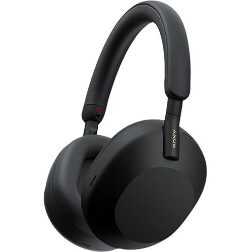 Sony WH-1000XM5 Active Noise-Cancelling Headphones, Full Size, Bluetooth,  Wireless, Wired w/Mic