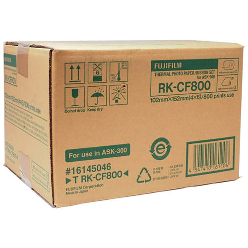 ASK300 Colour Dye Sub Photo Printer w/ ASK300 /4X6 Media TRK-CF800 (800 Prints)