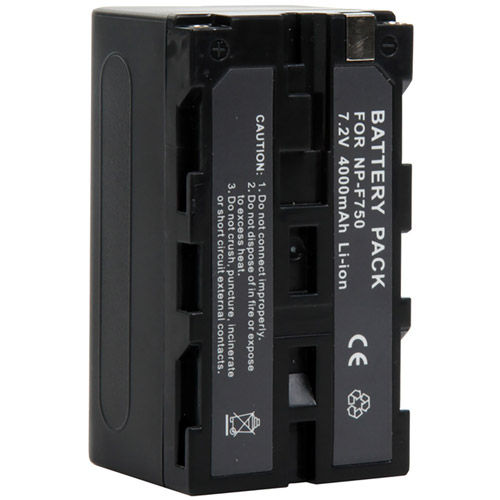 DV Battery 2-Battery Kit - NP-F750 Lithium-Ion Batteries and Dual Battery Charger (5800 mAh)