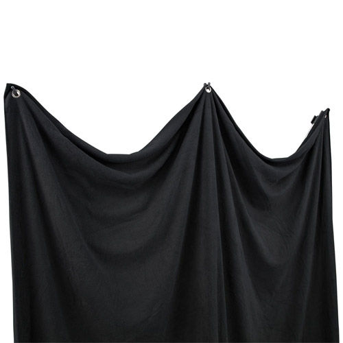 X-Drop Pro Backdrop Kit Rich Black Sweep 8' x 13' Wrinkle-Resistant