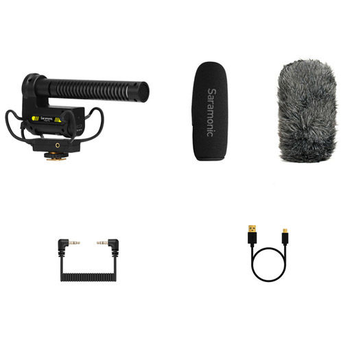 Saramonic Vmic5PRO Upgraded Supercardioid Shotgun Mic for DSLR with  improved Shockmount