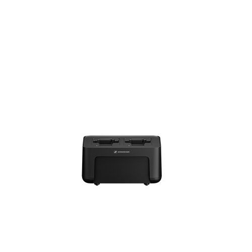 Network enabled charger featuring two individual charging bays and external power supply unit (comp