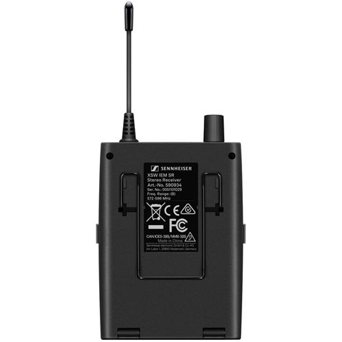 Complete starter set for in-ear monitoring. Includes (1) XSW IEM SR transmitter, (1) XSW IEM E