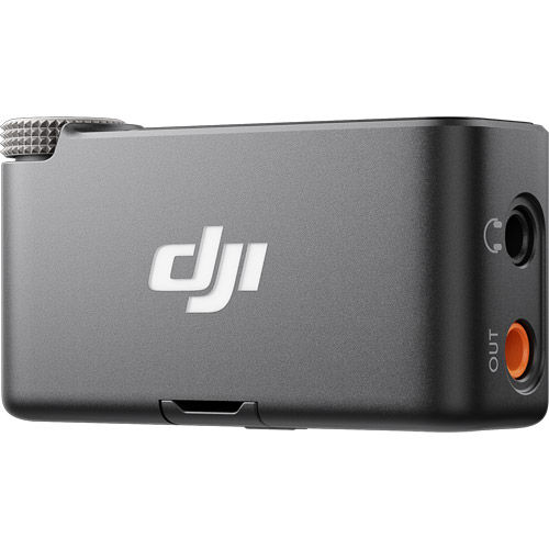 DJI Mic 2 - 2 Transmitter/1 Receiver Kit with Charging Case - Shadow Black