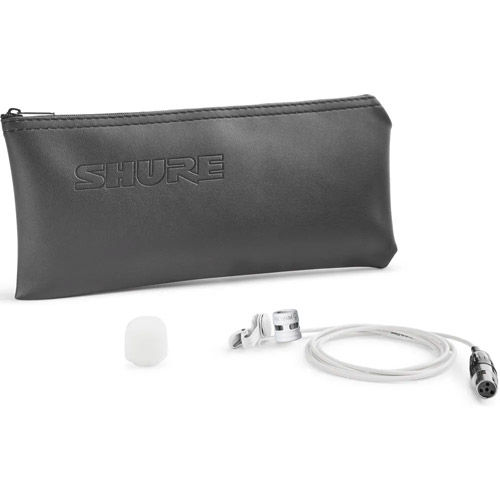 WL184m Low-Profile Supercardioid Lavalier Microphone with TA4F Connector (White)