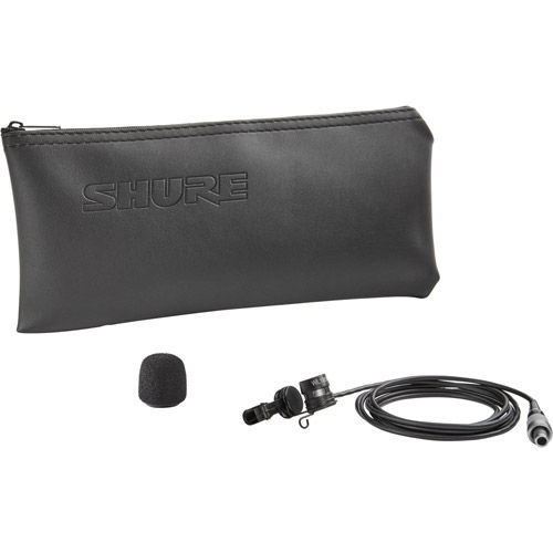 WL185m Low-Profile Cardioid Lavalier Microphone with LEMO 3-Pin Connector (Black)
