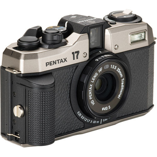 PENTAX 17 DARK SILVER, Half-Frame Film Camera