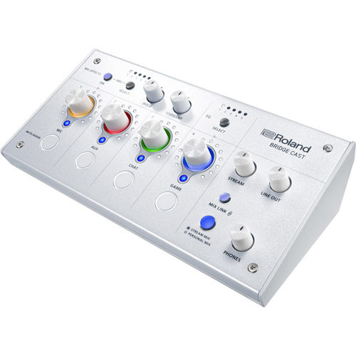 BRIDGECAST Dual Bus Audio Mixer (White)