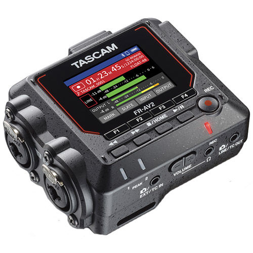 FR-AV2 Compact 32-Bit-Float Field Recorder and Timecode Generator