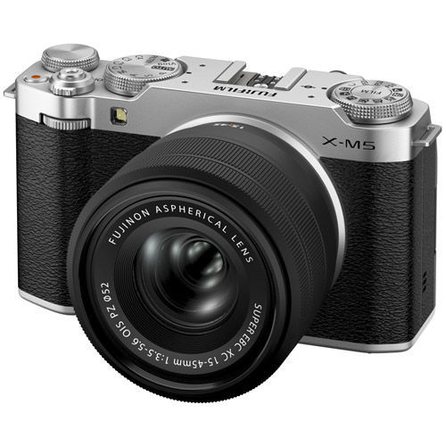 X-M5 Mirrorless Kit Silver w/ XC 15-45mm f/3.5-5.6 OIS PZ Lens