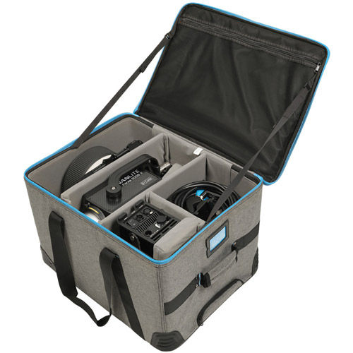 Forza 500B II Bi-Color LED Spotlight with FL-20G Fresnel and Rolling Padded Case