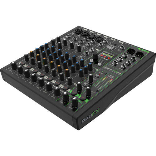 ProFX10GO Mobile 10-Channel Battery Powered Analog Mixer w/Enhanced FX USB Recording Mode & Bluetooth