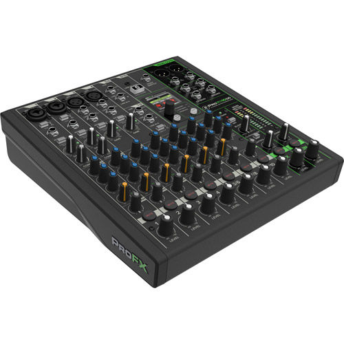 ProFX10GO Mobile 10-Channel Battery Powered Analog Mixer w/Enhanced FX USB Recording Mode & Bluetooth
