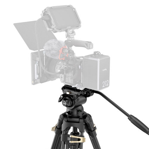 Heavy-Duty Fluid Head Tripod Kit AD-01S