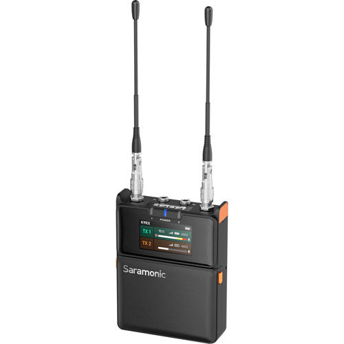 K9-US Professional Dual Digital UHF Wireless Mic System w/ 32-Bit Float, Time Code, Mini Lavaliers