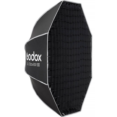 90cm Umbrella-Style Octabox Bowens Mt w/Grid
