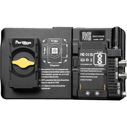 LS7P 7' 4K HDMI Touchscreen Monitor , 1000 nits w/ BD1 Dummy Battery