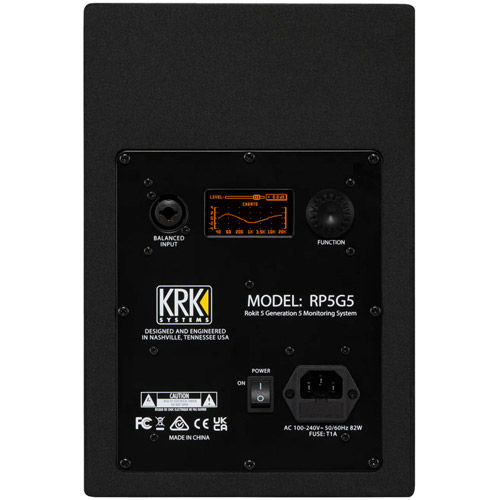 ROKIT 5 G5 5" 2-Way Active Studio Audio Monitor (Single, Black)