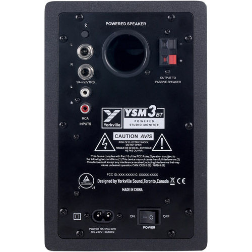 50-Watt 3.5'' Multimedia Reference Monitors with Bluetooth (Active + Passive Pair)