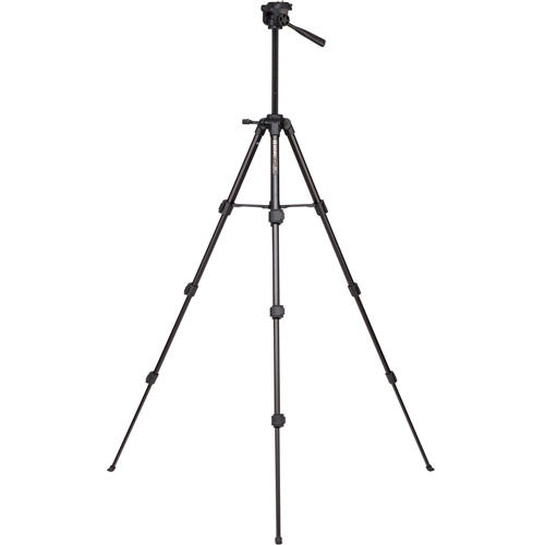 T880EX Digital Aluminum Tripod with 3-Way Pan/Tilt Head