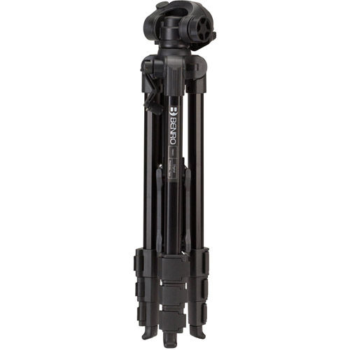 T880EX Digital Aluminum Tripod with 3-Way Pan/Tilt Head