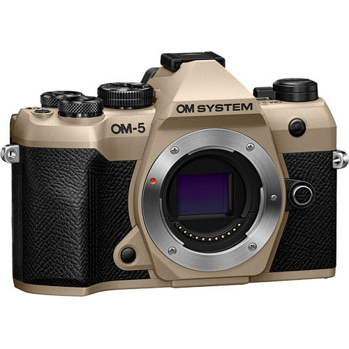 OM-5 Mark II Mirrorless Body, Sand Beige