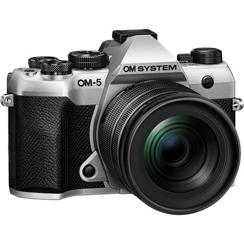 OM-5 Mark II Mirrorless Kit, Silver w/ M.Zuiko Digitial 12-45mm f/4.0 PRO Lens